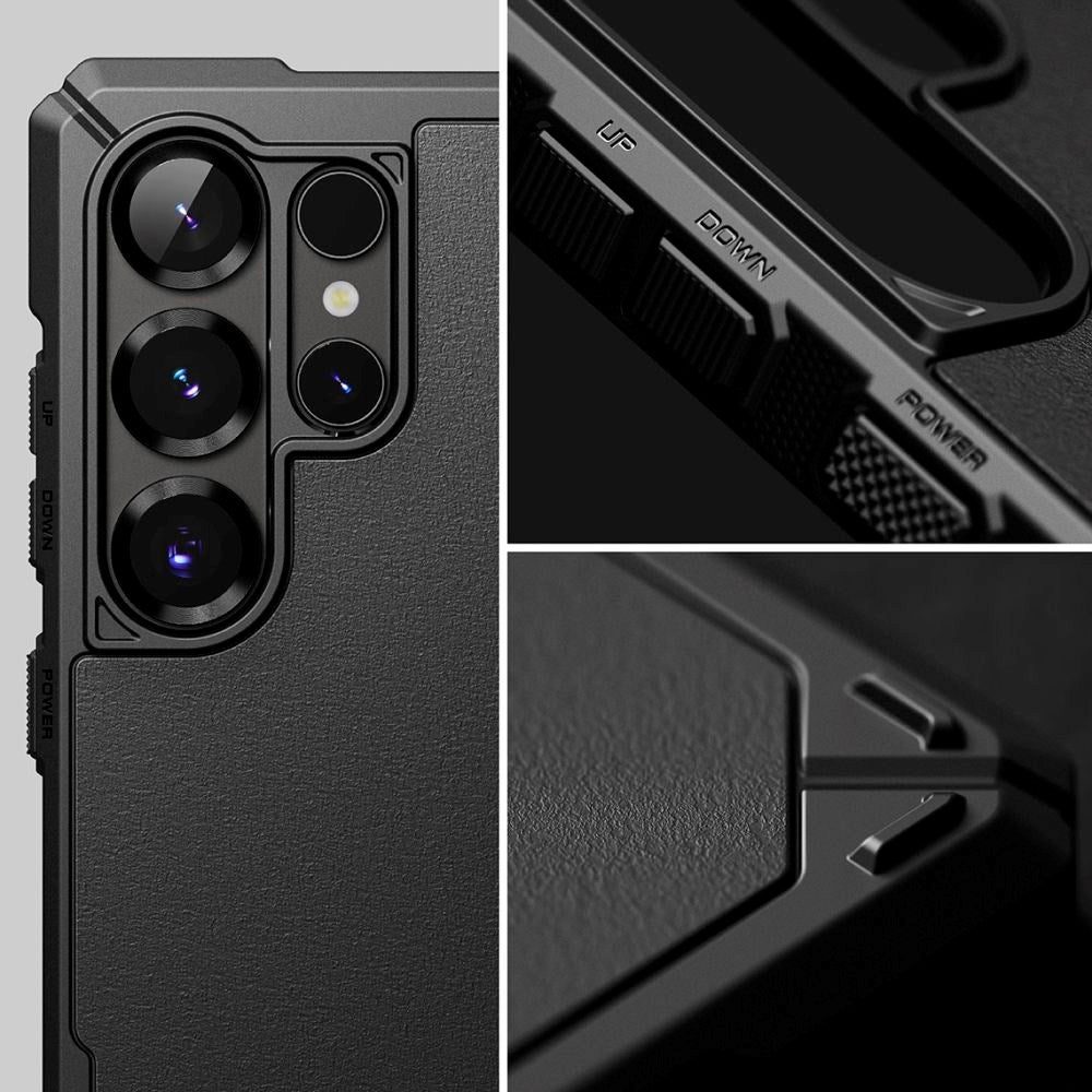 Samsung Galaxy S25 Ultra - Ringke Rugged Gear Plast Skal - MagSafe Kompatibel - Svart