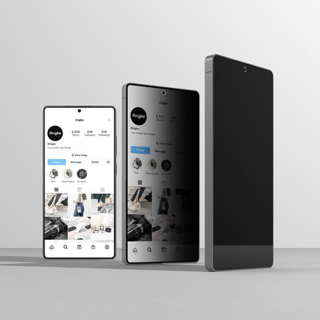 Ringke Samsung Galaxy S25 Ultra Easy Slide Härdat Glas Skärmskydd – Privacy