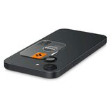 iPhone 16e Spigen EZ Fit. tR Optik Pro Kameralinsskydd - 2 St. - Genomskinlig / Svart