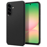 Samsung Galaxy A56 (5G) Spigen Liquid Air - Flexibelt Plast Skal - Matt Svart