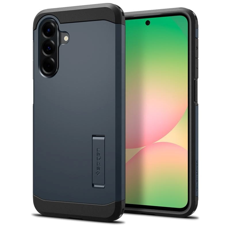 Samsung Galaxy A56 (5G) Spigen Tough Armor Skal med Stativfunktion - Metal Slate