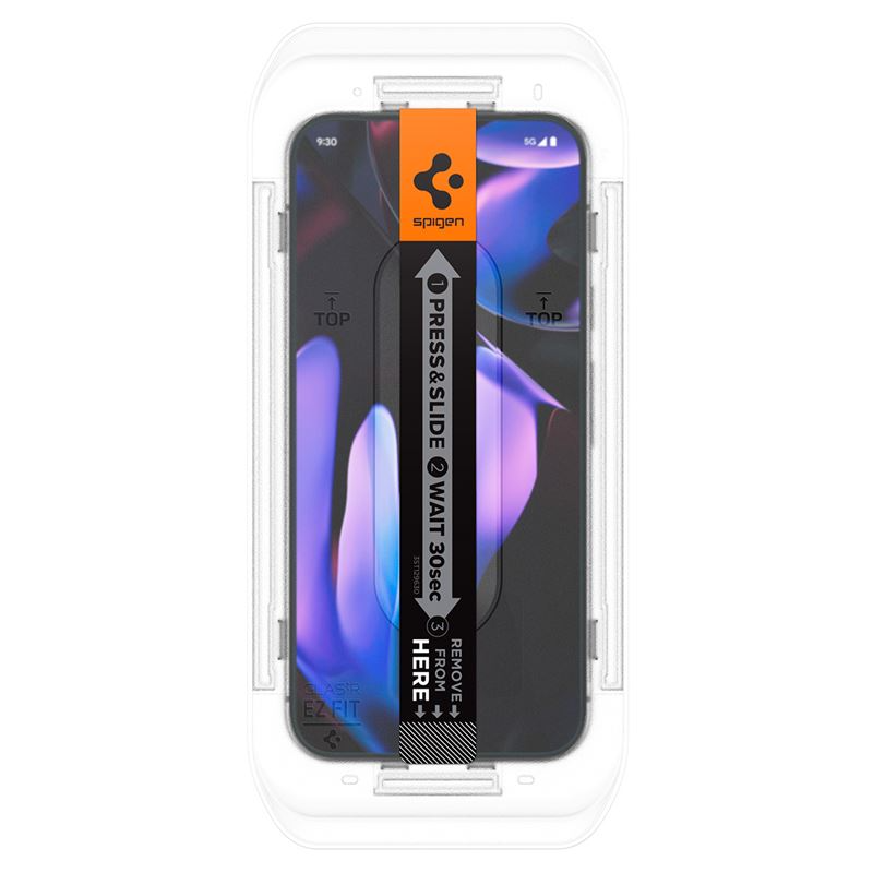 Spigen Google Pixel 9 Pro XL EZ Fit Privacy Skärmskydd 2-Pack – Transparent / Svart