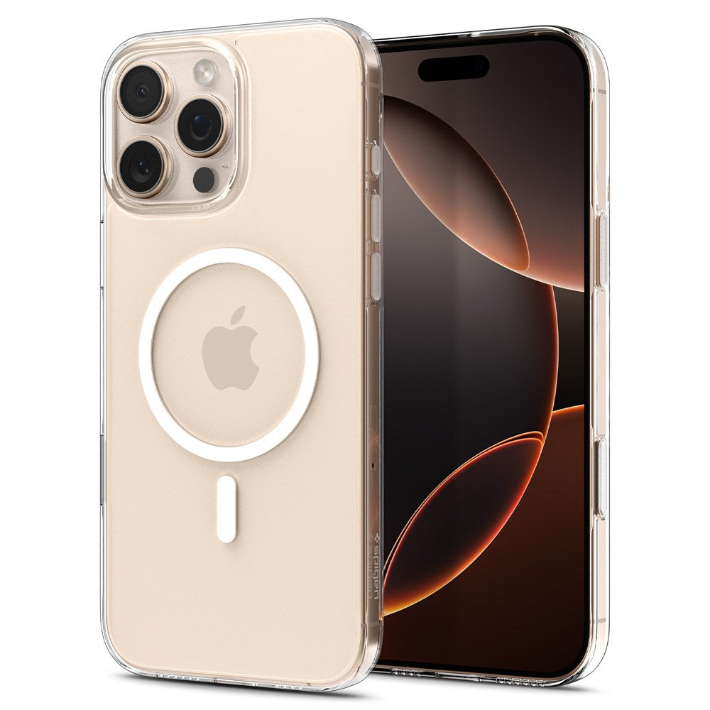 iPhone 16 Pro Spigen Thin Fit T Skal - MagSafe Kompatibel - Genomskinlig