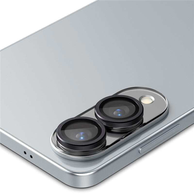 Samsung Galaxy S25 Edge Spigen EZ Fit. tR Optik Pro Kameralinsskydd - 2 st - Svart