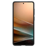 Samsung Galaxy S25 Edge Spigen Liquid Air - Flexibelt Plast Skal - Svart