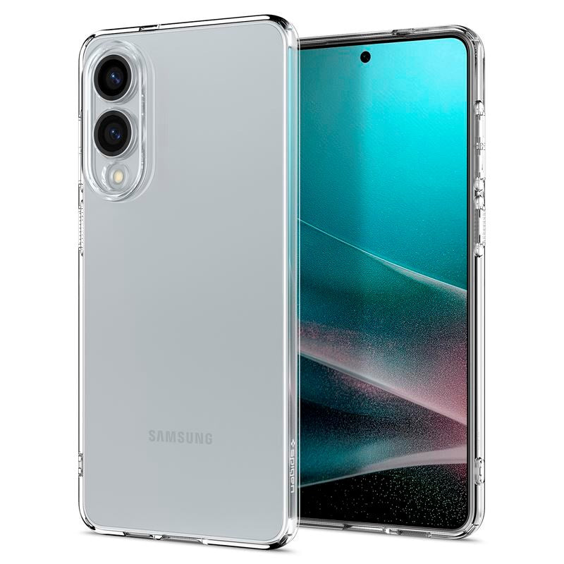 Samsung Galaxy S25 Edge Spigen Liquid Crystal Skal - Genomskinlig