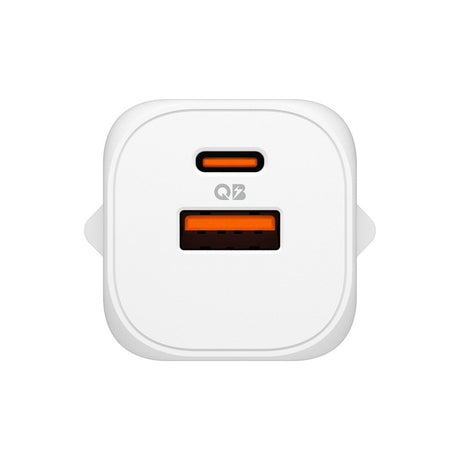 Spigen Essential 35W Väggladdare m. 1 x USB-C & 1 x USB-A - Vit