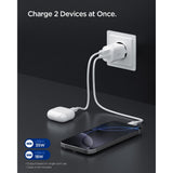 Spigen Essential 35W Väggladdare m. 1 x USB-C & 1 x USB-A - Vit
