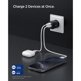 Spigen Essential 35W Väggladdare m. 1 x USB-C & 1 x USB-A - Svart