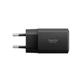 Spigen Essential 47W Väggladdare med 2 x USB-C & 1 x USB-A - Svart