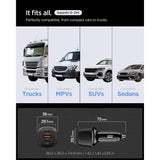 Spigen Essential 113W Bilopladdare m. 2 x USB-C & 1 x USB-A – Svart