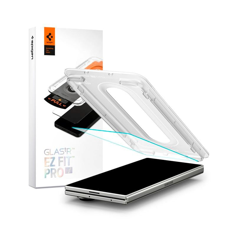 Samsung Galaxy Z Fold7 Spigen Glass tR EZ Fit Pro HD - Genomskinlig