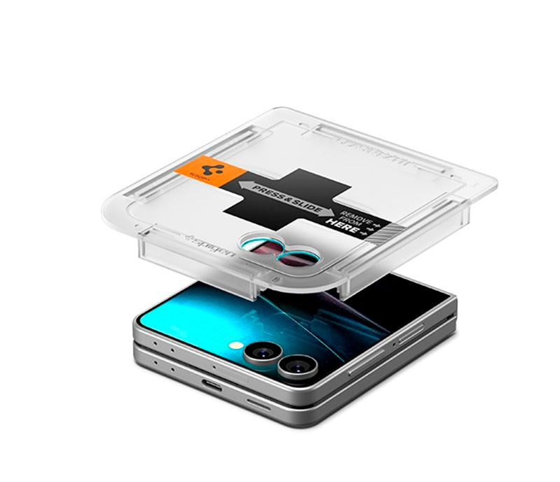 Samsung Galaxy Z Flip7 Spigen Glass tR EZ Fit HD - Genomskinlig