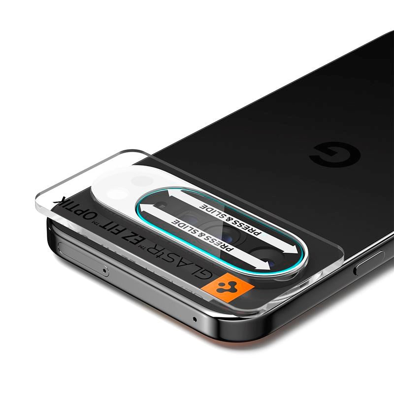 Google Pixel 10 Pro Spigen Glass tR EZ Fit Optik Kameralinsskyddsglas - 2 st - Genomskinlig