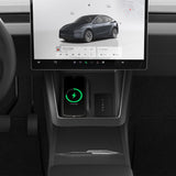 Spigen Wireless Charging Pad Skal för Tesla Model Y Juniper - Svart