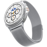 Samsung Galaxy Watch 8 / 8 Classic (40 / 44 / 46mm) Spigen Metal Fit Klockarmband - Silver