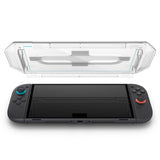 Nintendo Switch 2 Spigen Glass tR EZ Fit Skärmskyddsglas m. Installationsram - 2 st - Genomskinlig
