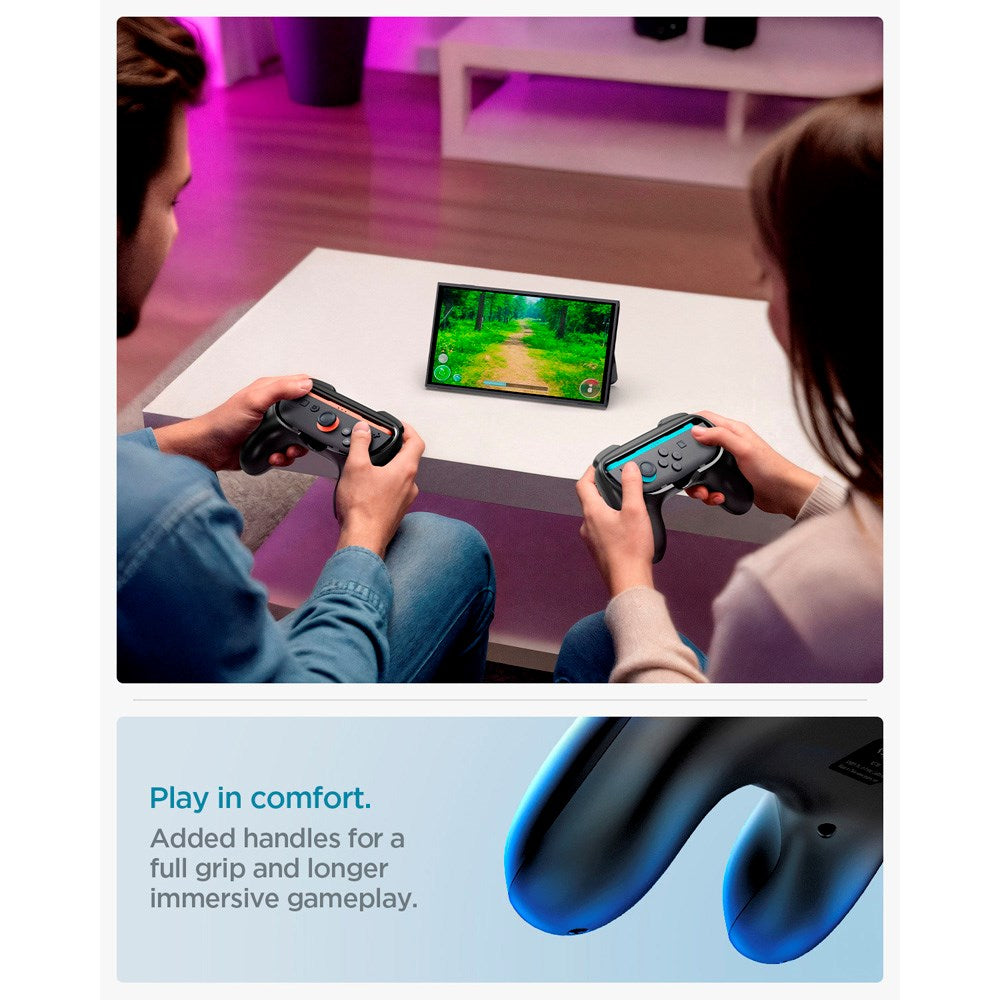 Nintendo Switch 2 Spigen Joy Con Grip - 2 st - Svart