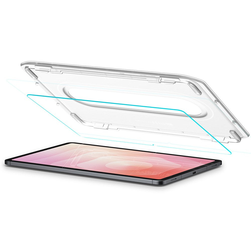 Samsung Galaxy Tab S11 Spigen Glass tR EZ Fit Pro Skärmskyddsglas m. Installationsram - Genomskinlig