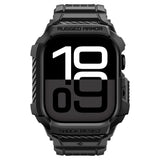Apple Watch 11 (46mm) Spigen Rugged Armor Pro 2 Skal m. Rem - Svart