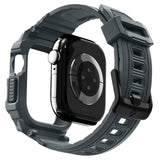 Apple Watch 11 (46mm) Spigen Rugged Armor Pro 2 Skal m. Rem - Grå