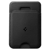 Spigen Slim Fold Korthållare för 1 Kort med Stativfunktion - MagSafe Kompatibel - Svart