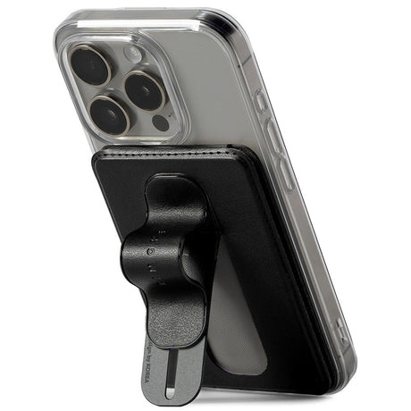 Ringke Wallet Slide Grip - Magnetisk Kortficka m. Ställfunktion - MagSafe Kompatibel - Svart