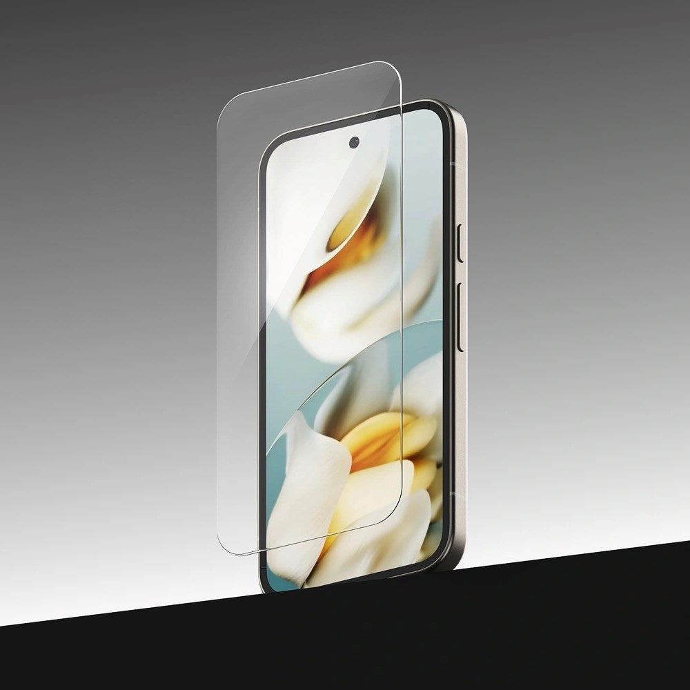 Ringke Google Pixel 9a Easy Slide Härdat Glas Skärmskydd – 2 St. – Genomskinlig