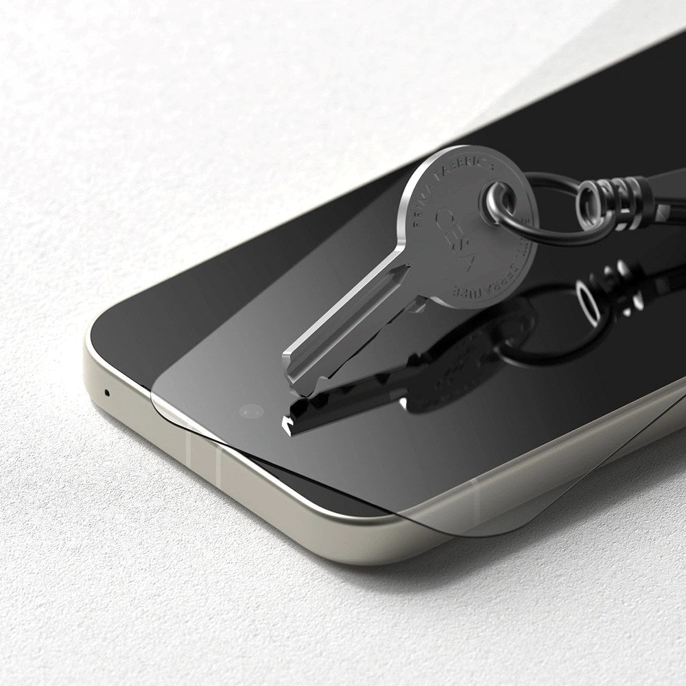 Ringke Google Pixel 9a Easy Slide Härdat Glas Skärmskydd – 2 St. – Genomskinlig