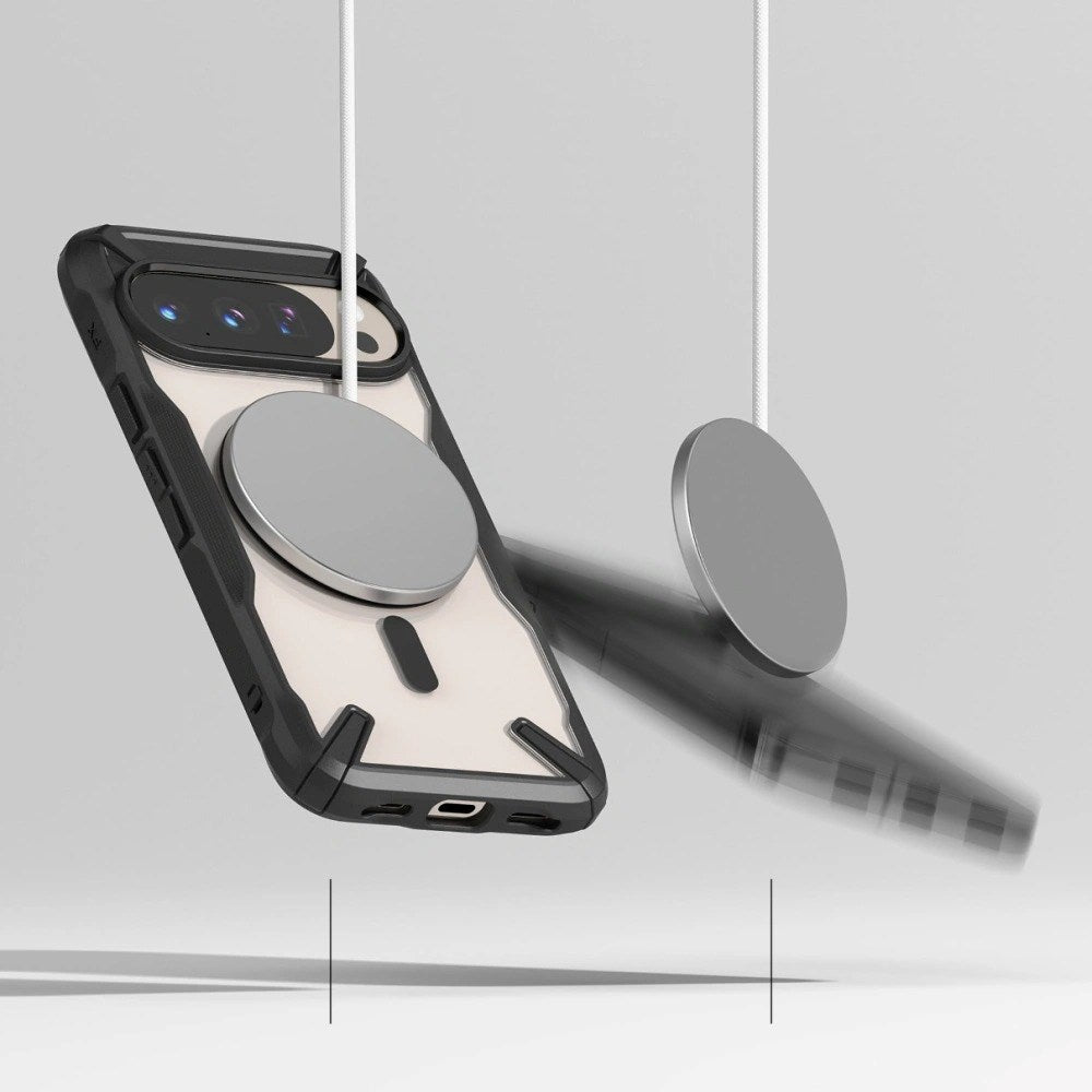 Google Pixel 10 / 10 Pro Ringke Fusion X Skal - MagSafe Kompatibel - Svart / Genomskinlig