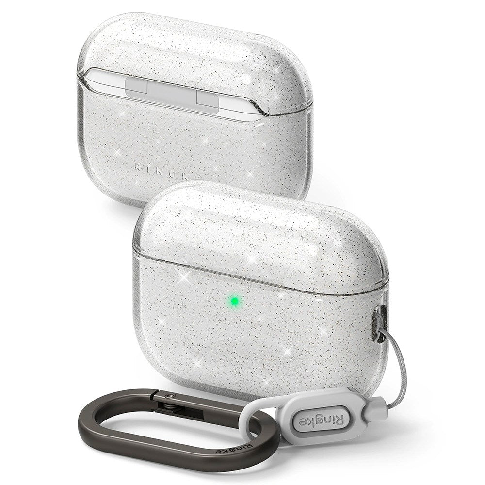 Apple AirPods Pro (3. gen.) Ringke Air Skal - Genomskinlig / Glitter