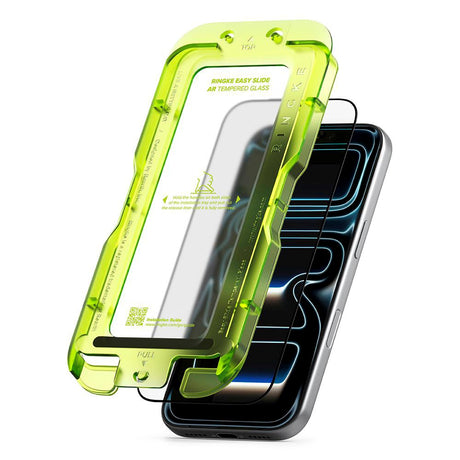 iPhone 17 Pro Max Ringke Easy Slide Antireflex Härdat Skärmskyddsglas m. Installationsram – Genomskinlig