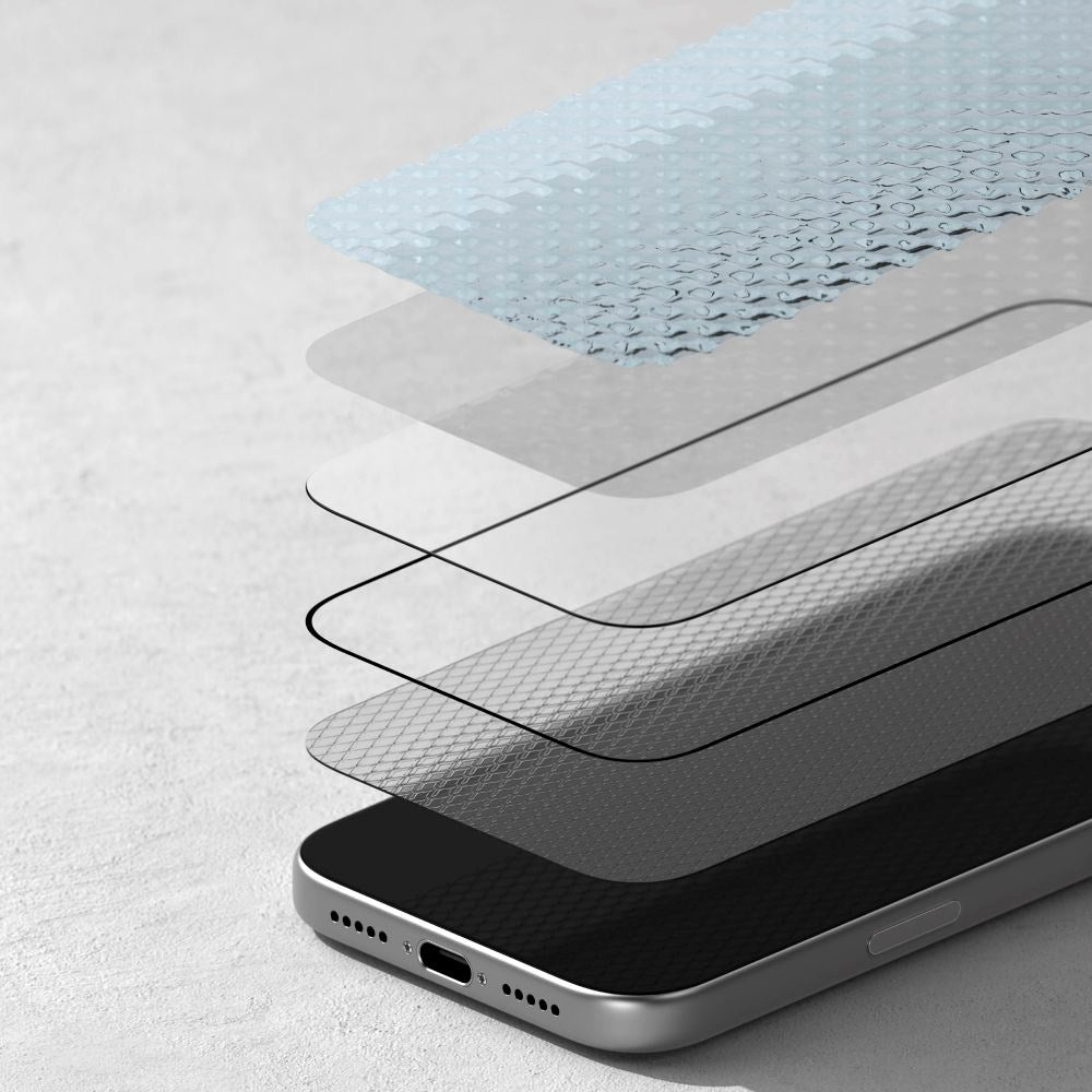 iPhone 17 Pro Ringke Easy Slide Antireflex Härdat Skärmskyddsglas m. Installationsram – Genomskinlig