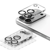 iPhone 17 Pro Max Ringke Kameralinsskydd Glas - 2 st. - Genomskinlig / Svart