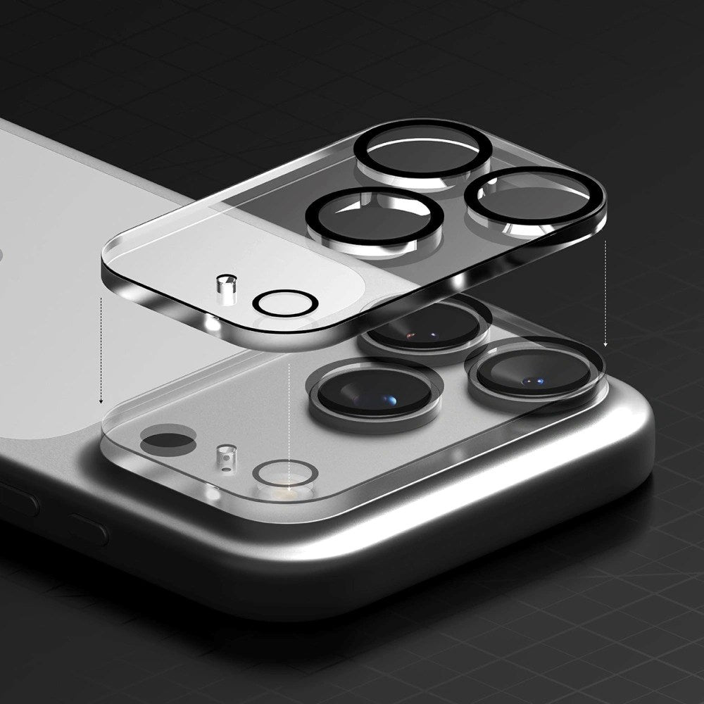 iPhone 17 Pro Max Ringke Kameralinsskydd Glas - 2 st. - Genomskinlig / Svart