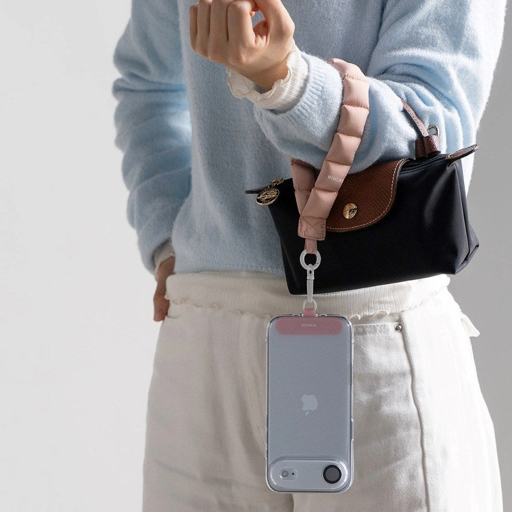 Ringke Puffer Mobilrem med Insatsplatta - Rosa