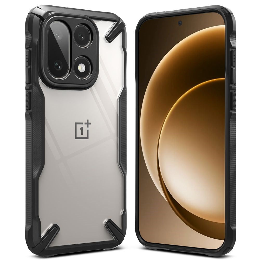 OnePlus 15 Ringke Fusion X Skal - Genomskinlig / Svart