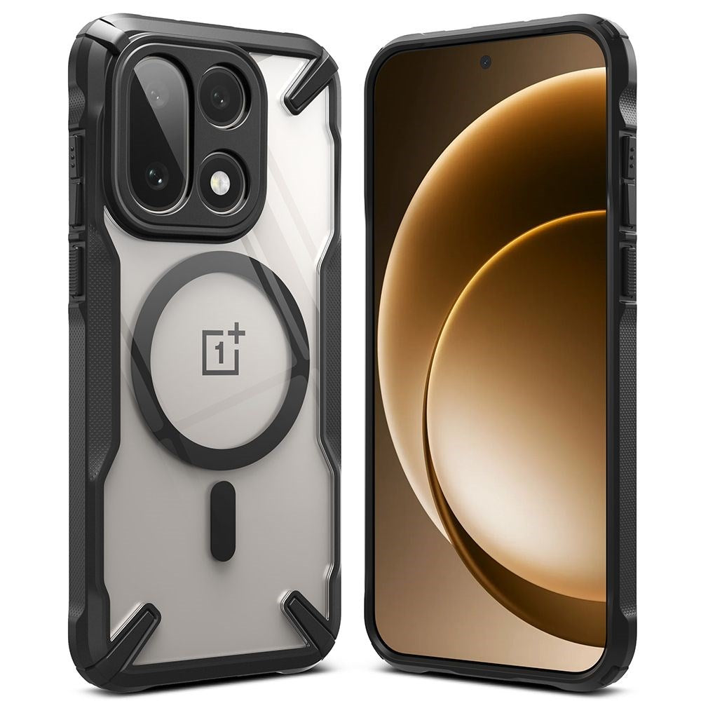 OnePlus 15 Ringke Fusion X Skal - MagSafe Kompatibel - Svart / Genomskinlig