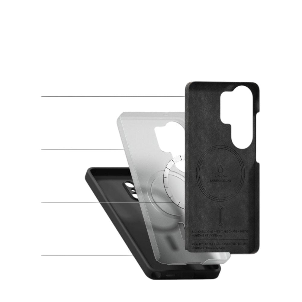 Samsung Galaxy S26 Ultra Ringke Silikon Skal - MagSafe Kompatibel - Svart