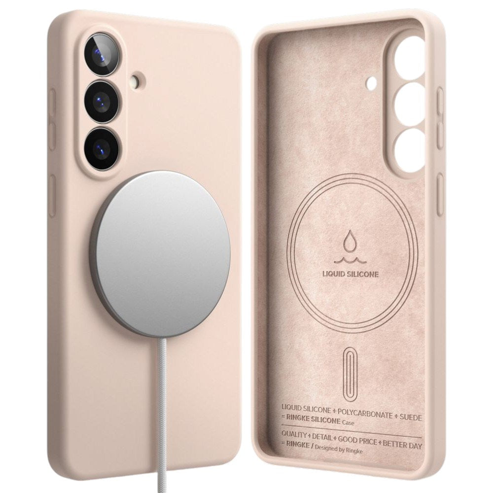 Samsung Galaxy S26 Ringke Silikon Skal - MagSafe Kompatibel - Rosa