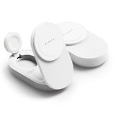 Ringke 3-i-1 Qi2 Hopfällbar Trådlös Laddare – 25W – MagSafe Kompatibel – Vit