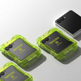 Samsung Galaxy Z Flip8 Ringke Cover Display Easy Slide Skyddsglas m. Monteringsram - 2 st - Genomskinlig