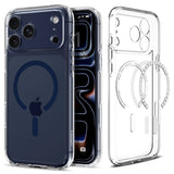 iPhone 17 Pro Max Spigen Ultra Hybrid Skal - MagSafe Kompatibel - Genomskinlig / Blå