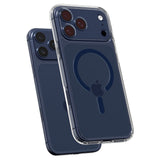 iPhone 17 Pro Max Spigen Ultra Hybrid Skal - MagSafe Kompatibel - Genomskinlig / Blå
