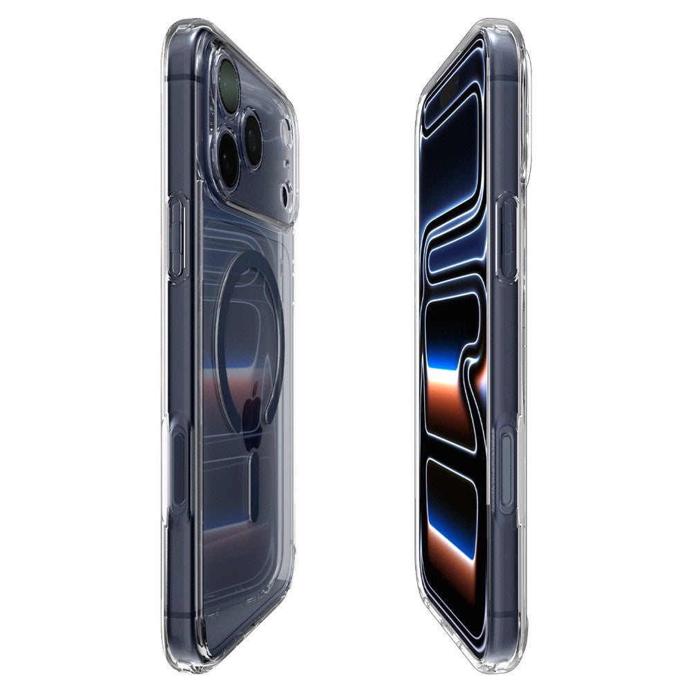 iPhone 17 Pro Max Spigen Ultra Hybrid Skal - MagSafe Kompatibel - Genomskinlig / Blå