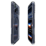 iPhone 17 Pro Max Spigen Ultra Hybrid Skal - MagSafe Kompatibel - Genomskinlig / Blå