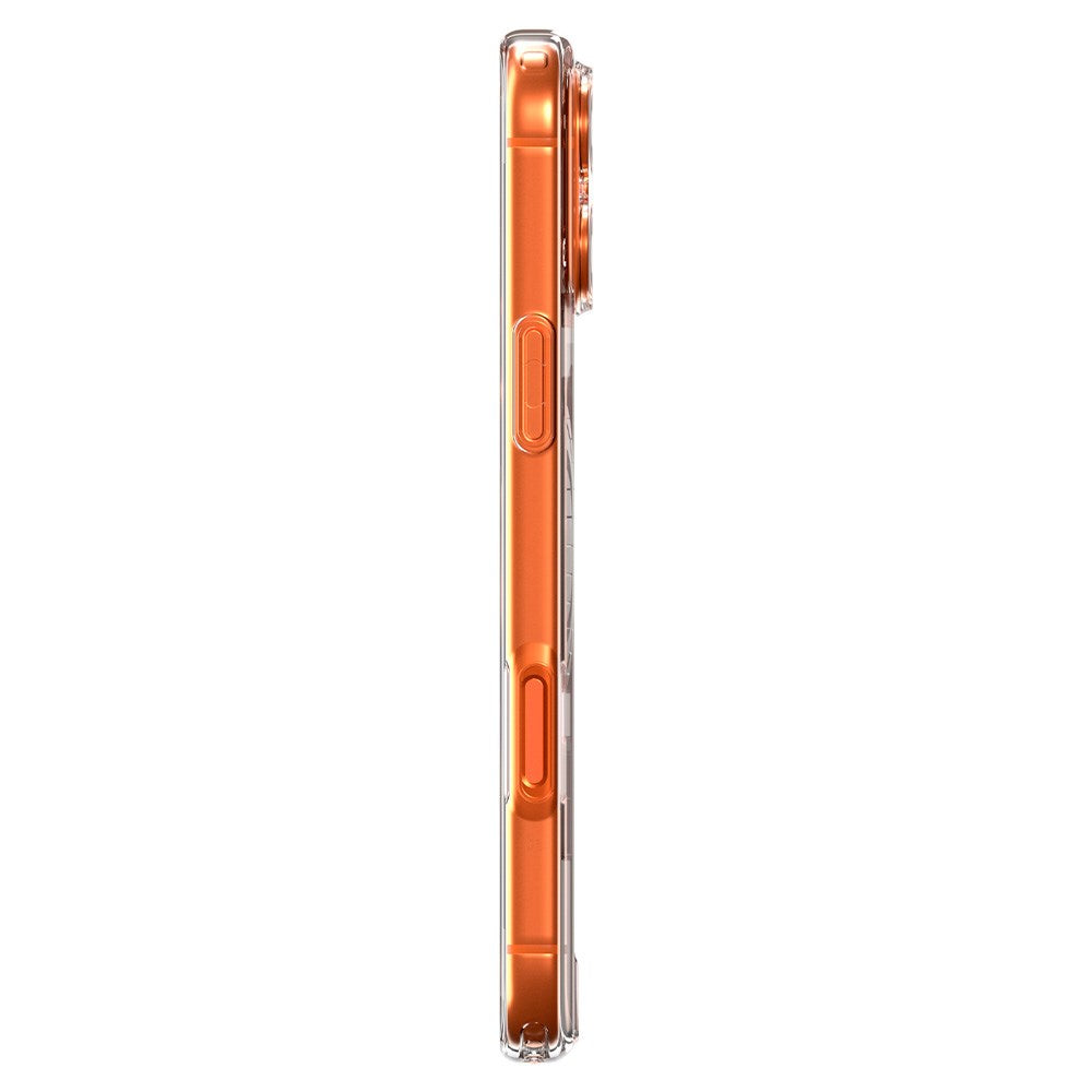 iPhone 17 Pro Spigen Ultra Hybrid Skal - MagSafe Kompatibel - Genomskinlig / Orange