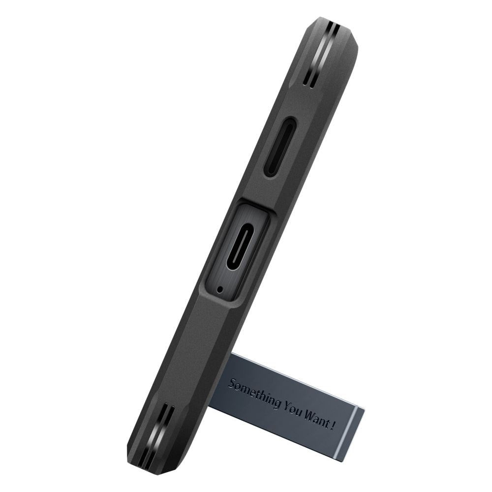 Samsung Galaxy A57 Spigen Tough Armor T Skal med Stativ - Blå