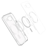 Google Pixel 10a Spigen Ultra Hybrid Skal - MagSafe Kompatibel - Genomskinlig