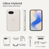 Google Pixel 10a Spigen Ultra Hybrid Skal - Genomskinlig